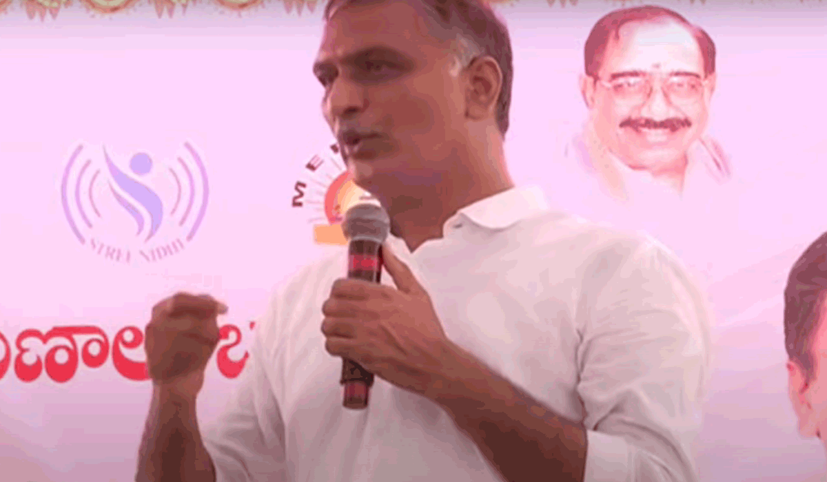 Huzurabad | ఈట‌ల‌కు హ‌రీశ్‌రావు సూటి ప్ర‌శ్న‌.. ఆత్మ‌గౌర‌వం అంటే అర్థం తెలుసా?