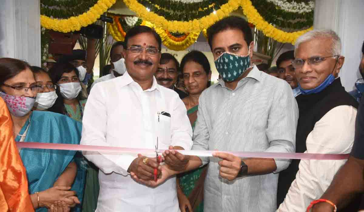 అగ్రిహబ్‌ను ప్రారంభించిన మంత్రి కేటీఆర్‌