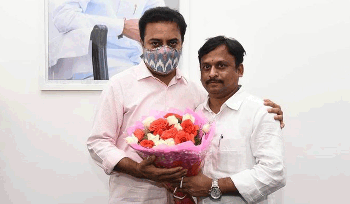 ఉద్య‌మంలో అలుపెరగ‌ని పోరాటం.. గెల్లు శ్రీనివాస్‌పై కేటీఆర్ ఆస‌క్తిక‌ర ట్వీట్