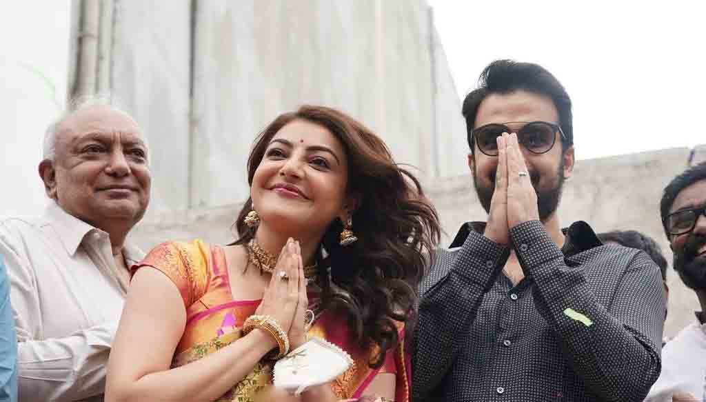 Kajal in Warangal | వ‌రంగ‌ల్‌లో కాజ‌ల్-గౌత‌మ్ కిచ్లూ సంద‌డి..స్టిల్స్ వైర‌ల్