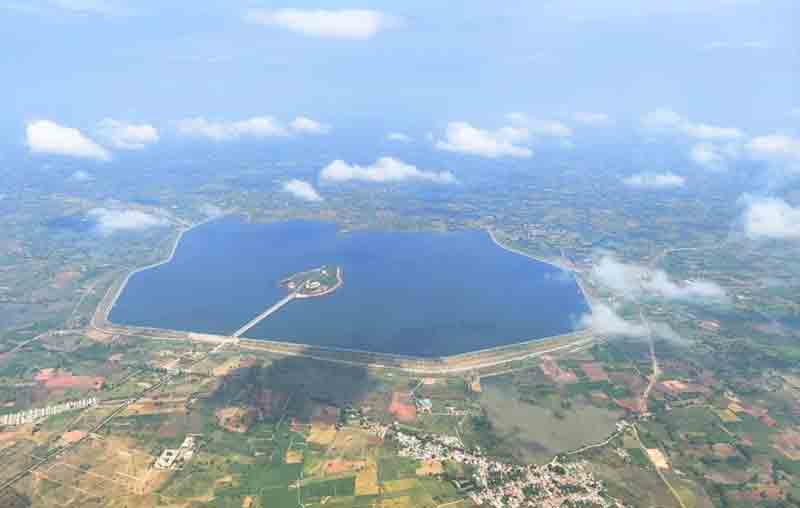 రంగనాయకసాగర్‌ ఏరియల్‌వ్యూ అద్భుతం