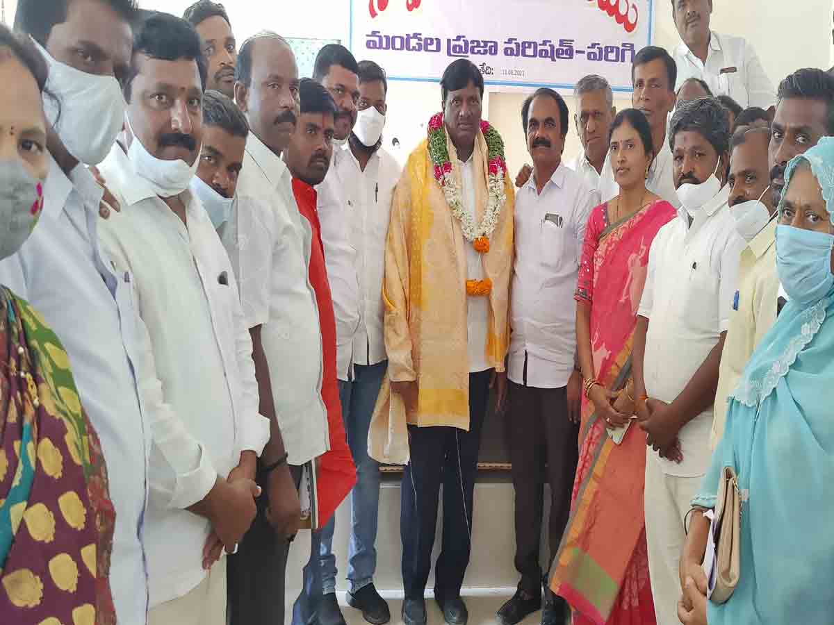 రూ.12కోట్లతో దళితవాడల్లో అభివృద్ది పనులు: పరిగి ఎమ్మెల్యే కొప్పుల మహేశ్‌రెడ్డి