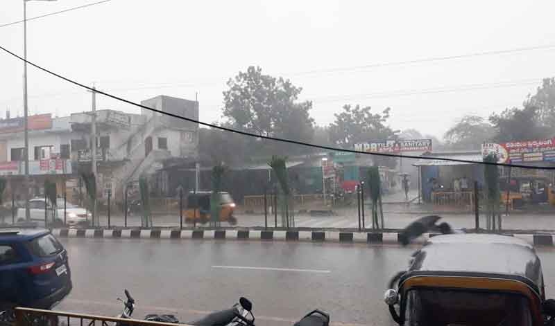 భారీ వర్షం..రైతన్న హర్షం