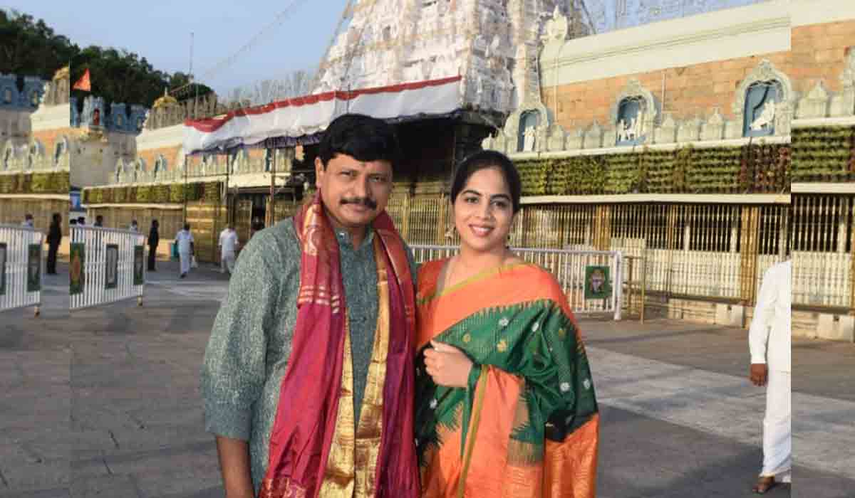 తిరుమలేశుడి సేవలో ఎంపీ సంతోష్ కుమార్