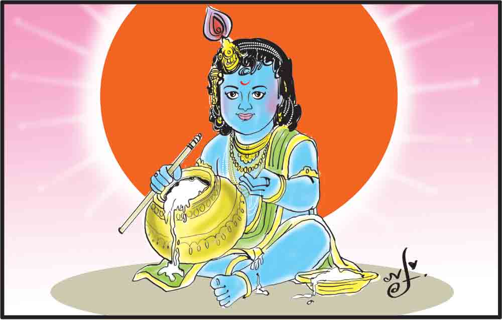 బాలకృష్ణుడు.. దధిభాండుడు