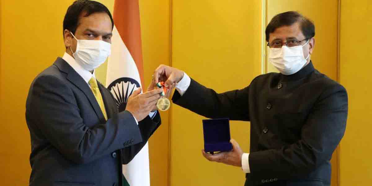 ముర‌ళీధ‌ర్ మిర్యాల‌కు మ‌రోసారి ప్ర‌వాస భార‌తీయ స‌మ్మాన్ అవార్డు