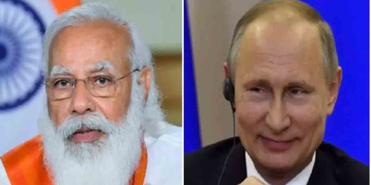 ర‌ష్యా అధ్య‌క్షుడు పుతిన్‌కు ప్ర‌ధాని మోదీ ఫోన్‌