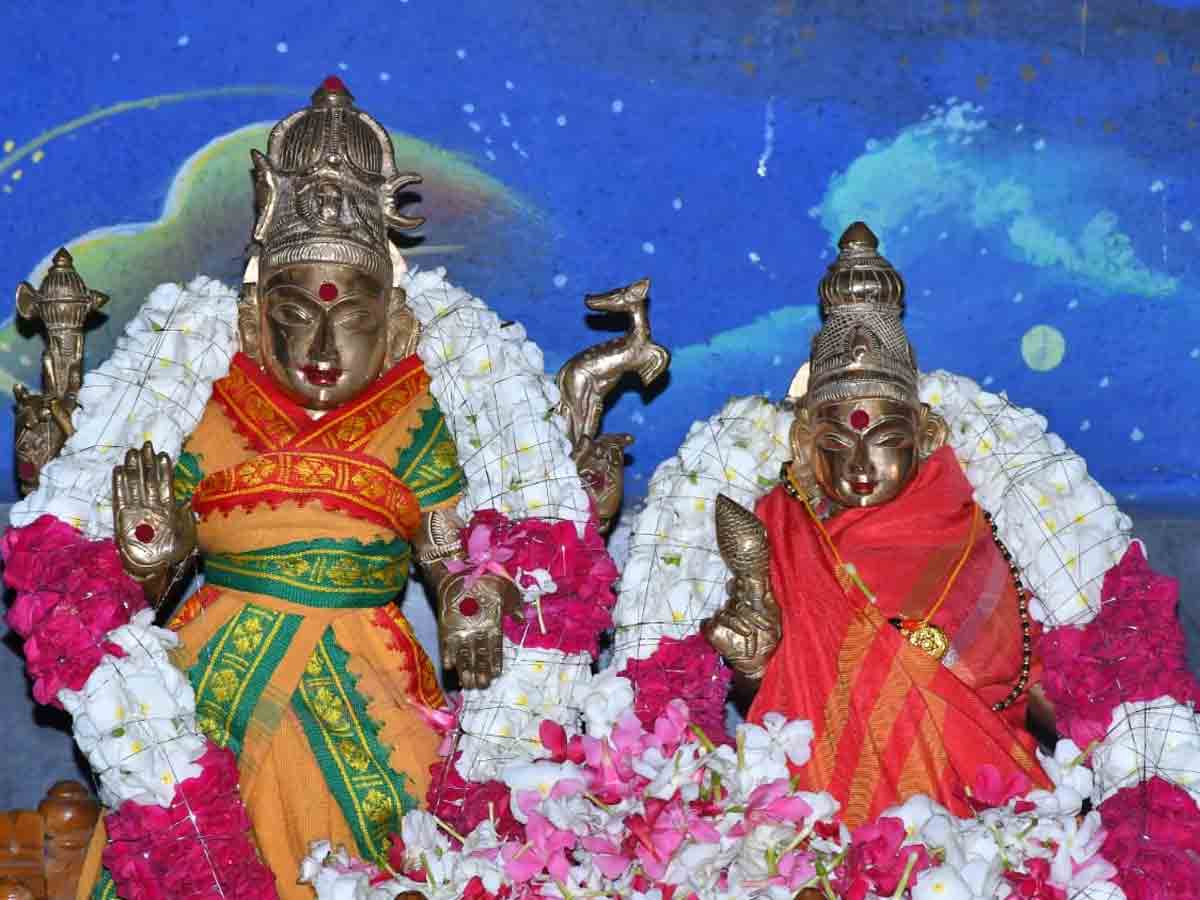 శ్రీశైల భ్రమరాంబ అమ్మవారికి ఘనంగా పల్లకి సేవ