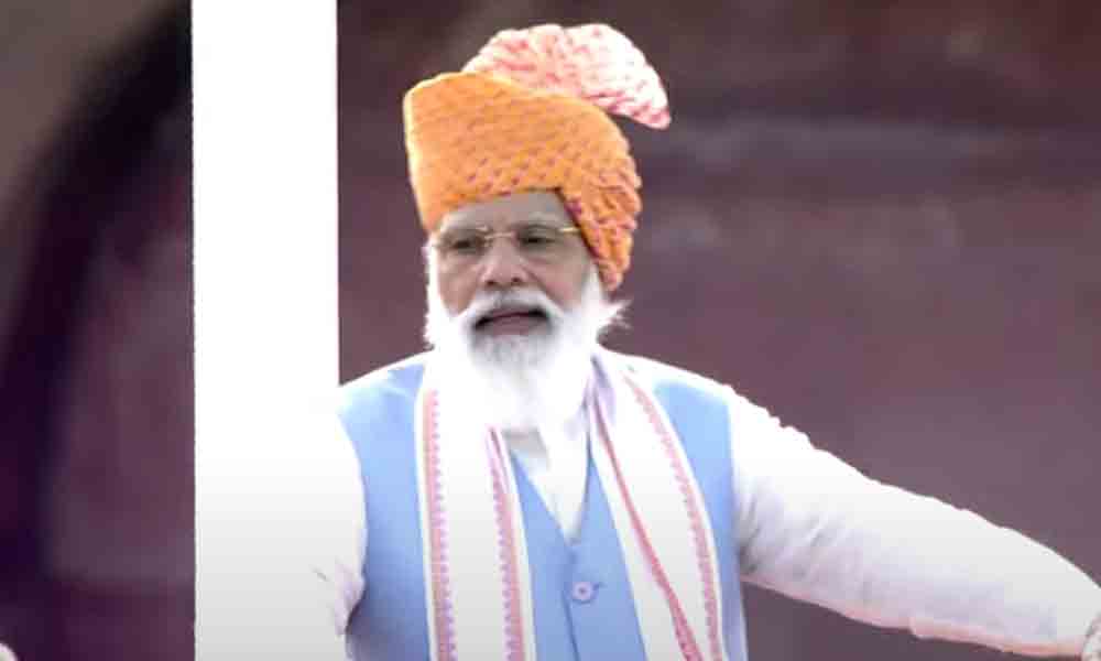 75th Independence Day: రూ.100లక్షల కోట్లతో పీఎం గతిశక్తి ప్రణాళిక : పీఎం మోదీ