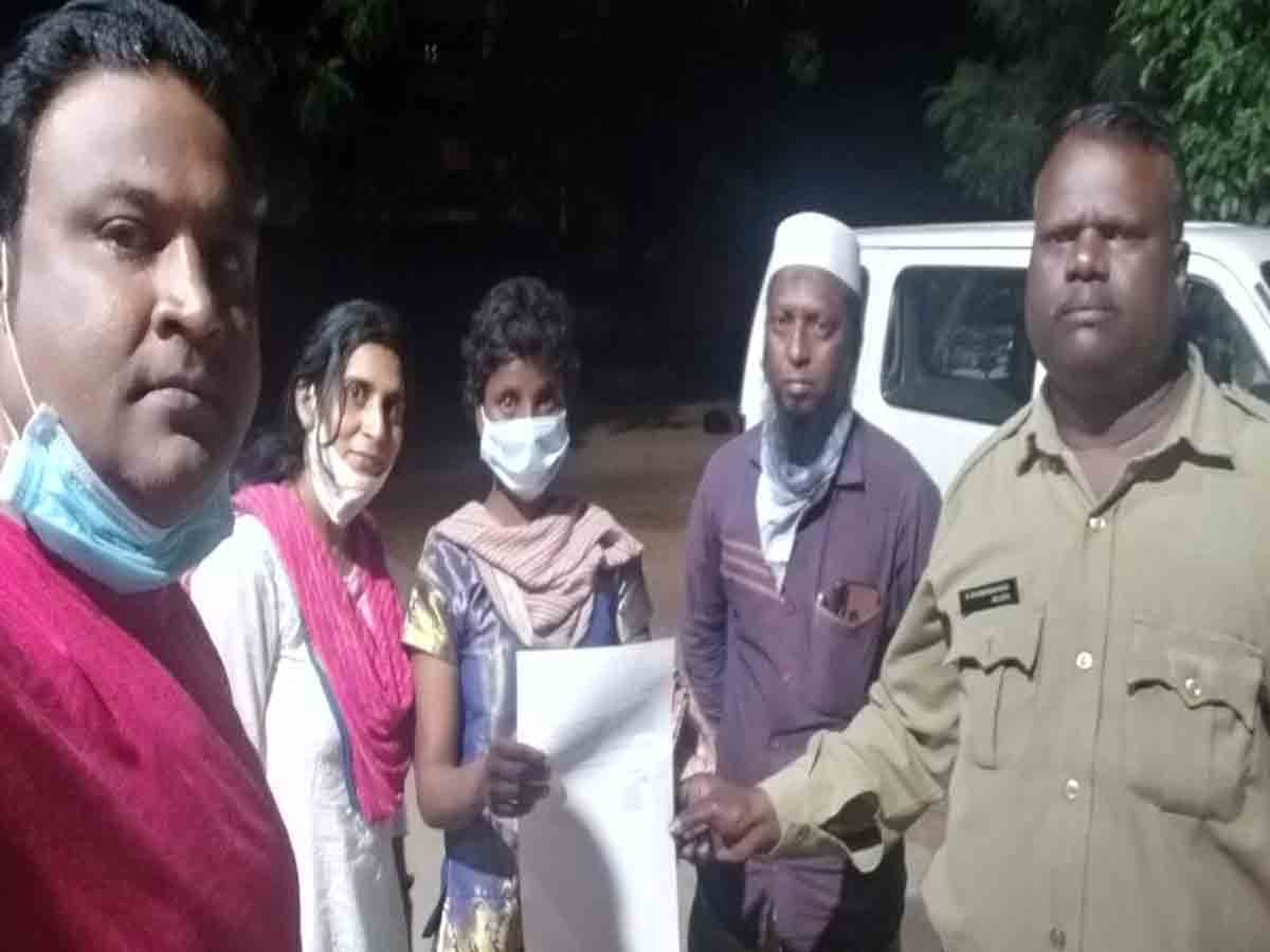 అనాథబాలికకు చేయూత అందించిన సురక్షిత్ సేవా ట్రస్టు…