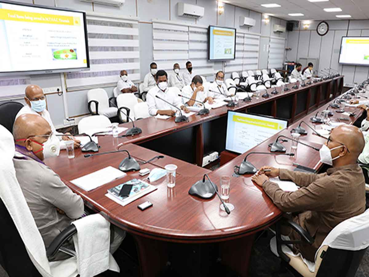 అన్నప్రసాదం ట్రస్టు కార్యకలాపాలపై టీటీడీ ఈవో సమీక్ష…