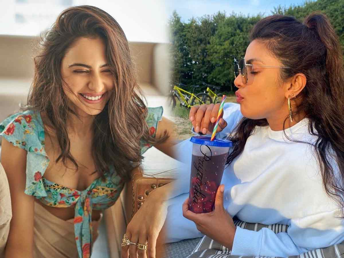 Instagram Updates: స్ట్రా వేసి పీల్చేస్తున్న ప్రియాంక‌.. బ‌క్కచిక్కిన ర‌కుల్‌