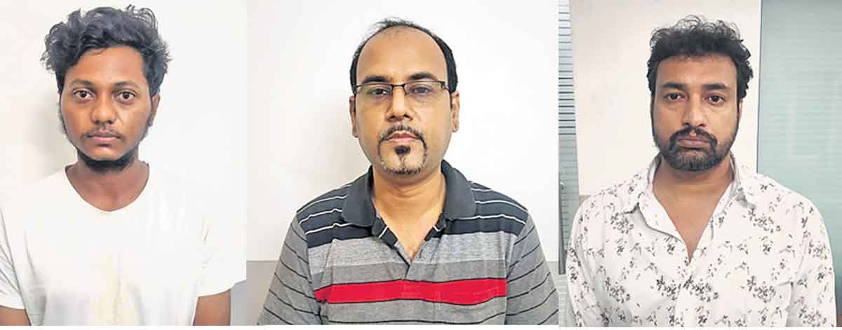 కొండాపూర్‌ రోడ్డు ప్రమాదం కేసులో ముగ్గురు అరెస్టు