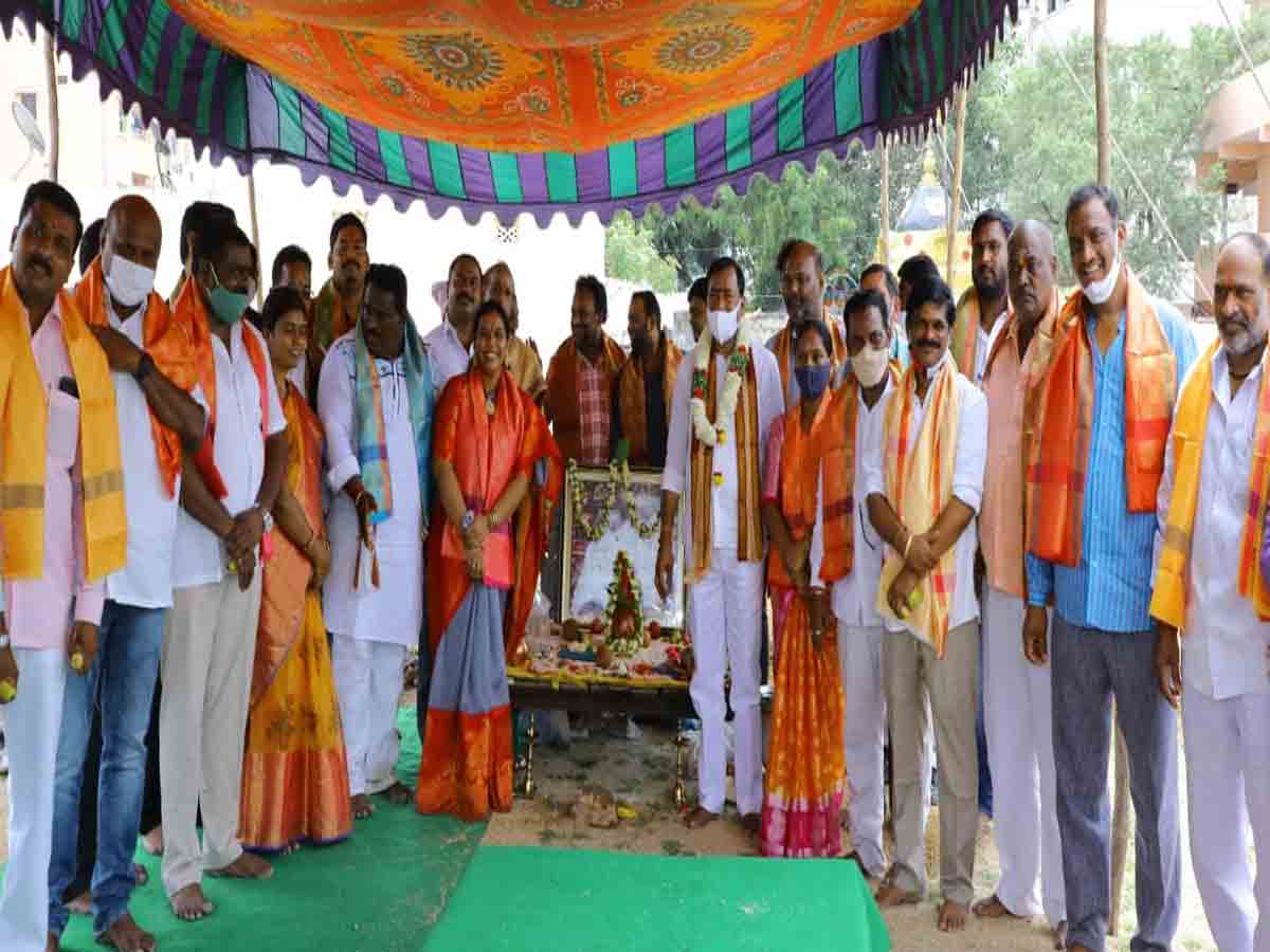 Uppal MLA Bethi Subhash Reddy | ఆలయాల అభివృద్ధికి కృషి : ఉప్పల్ ఎమ్మెల్యే బేతి సుభాష్‌రెడ్డి..