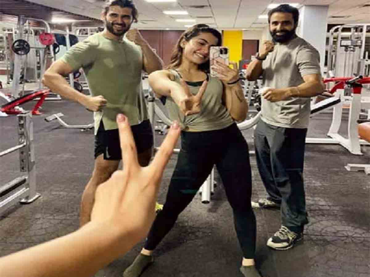 జిమ్‌లో గీతా గోవిందం ర‌చ్చ చూశారా..!