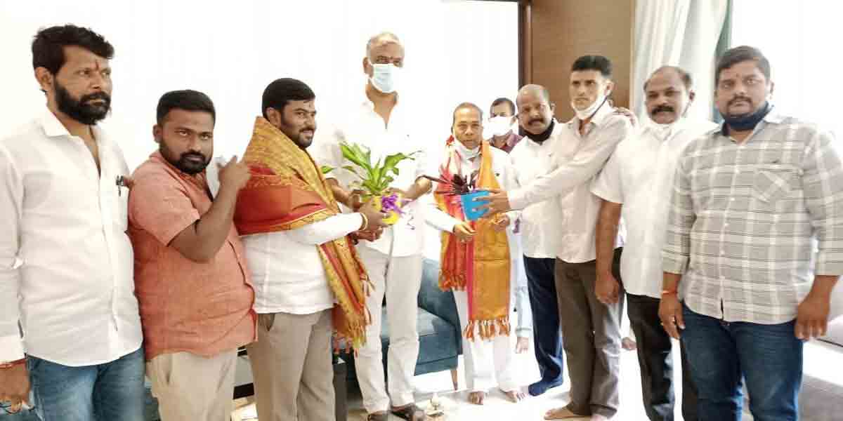 మంత్రి హరీశ్‌ రావుకు కృతజ్ఞతలు తెలిపిన ఎమ్మెల్యే మాణిక్‌రావు