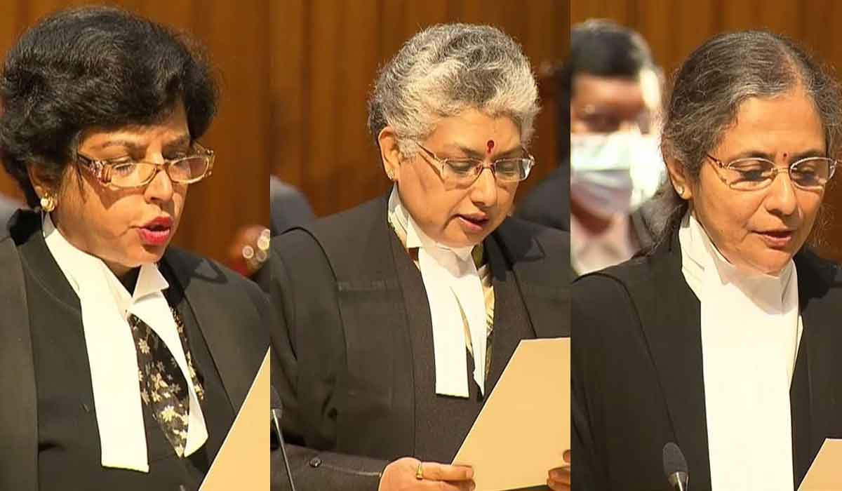 Supreme Court | చారిత్రాత్మ‌క ఘ‌ట్టం.. ఒకేసారి ముగ్గురు మ‌హిళా జ‌డ్జిల ప్ర‌మాణం