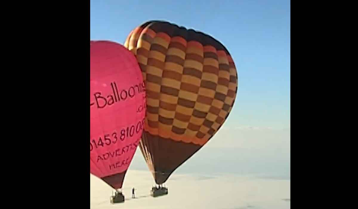 Viral Video: 6500 మీట‌ర్ల‌ ఎత్తులో రెండు హాట్ ఎయిర్ బెలూన్ల మ‌ధ్య న‌డ‌క‌.. వీడియో వైర‌ల్‌
