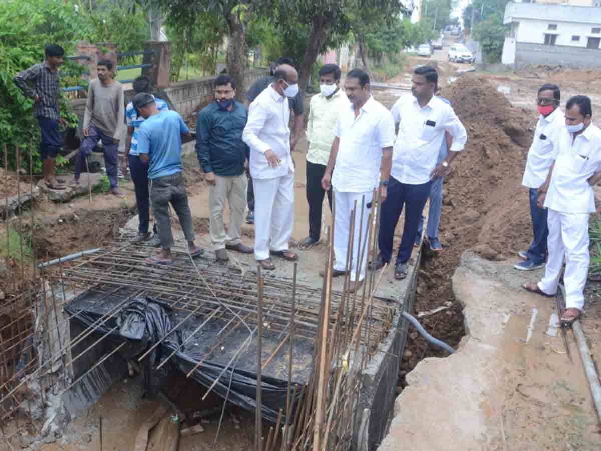 మురుగునీటి ముంపు సమస్యకు శాశ్వత పరిష్కారం : ఎమ్మెల్యే సుధీర్‌రెడ్డి