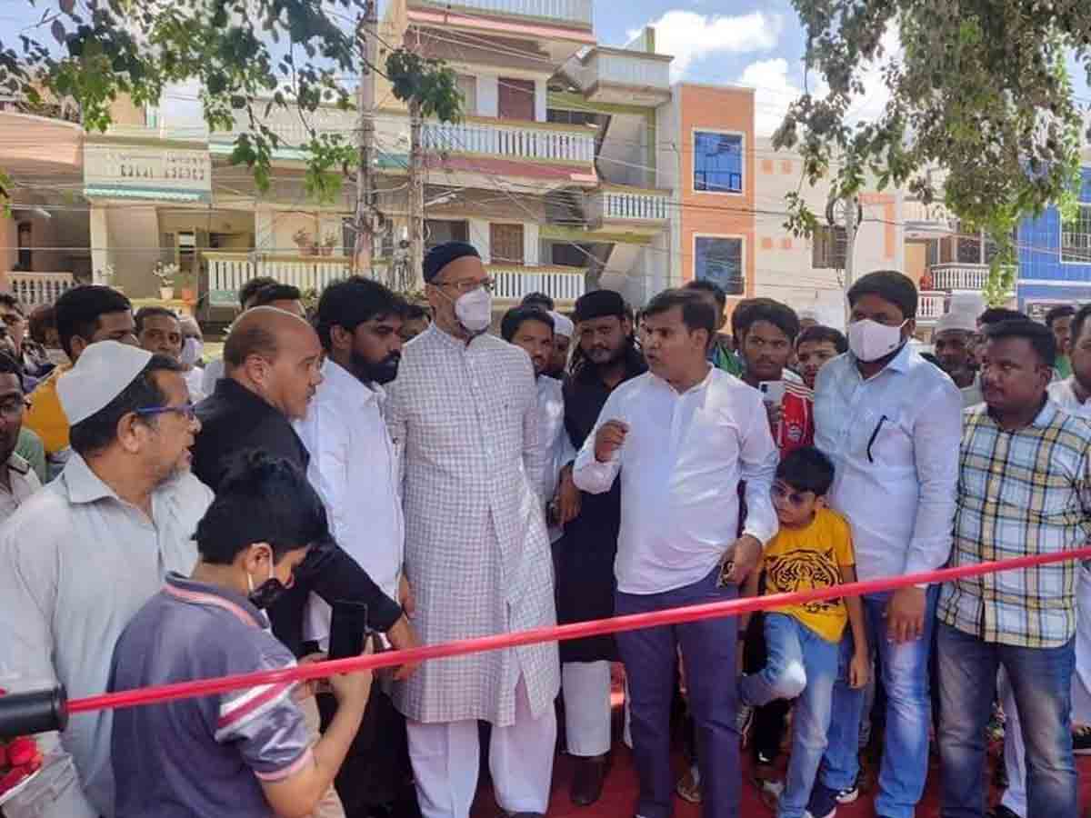 షేక్‌పేట్‌ అభివృద్ధికి కృషి : ఎంపీ ఓవైసీ