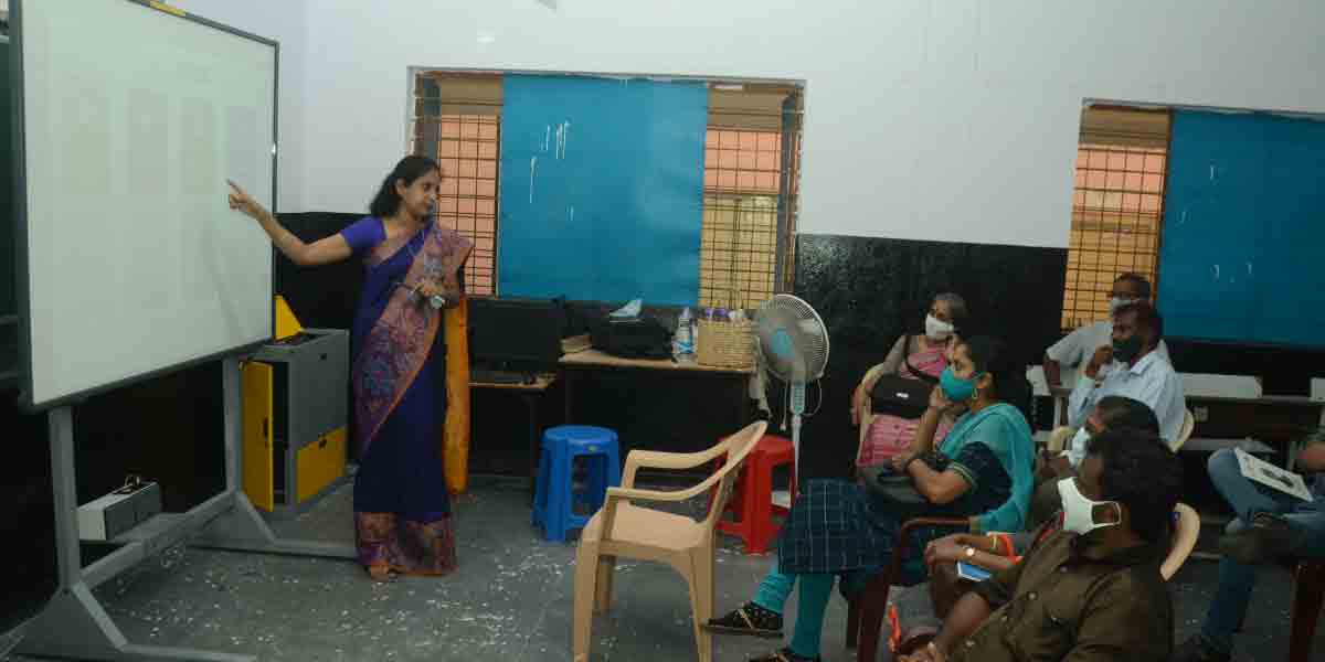 ప్రభుత్వ పాఠశాలలో డిజిటల్‌ తరగతుల ఏర్పాటు