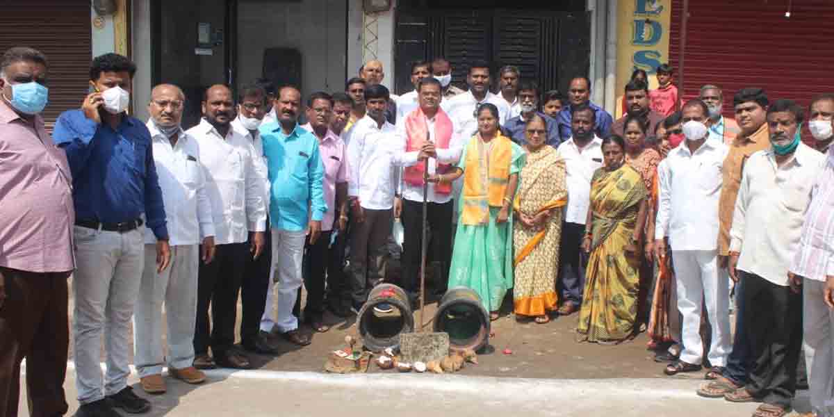 డ్రైనేజీ వ్యవస్థను ప్రక్షాళన చేస్తాం : ఎమ్మెల్యే కాలేరు వెంకటేశ్‌