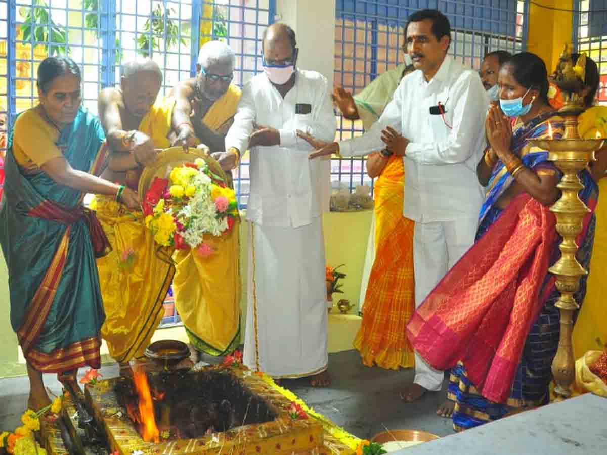 Jamalapuram temple | జమలాపురం ఆలయంలో ముగిసిన పవిత్రోత్సవాలు..