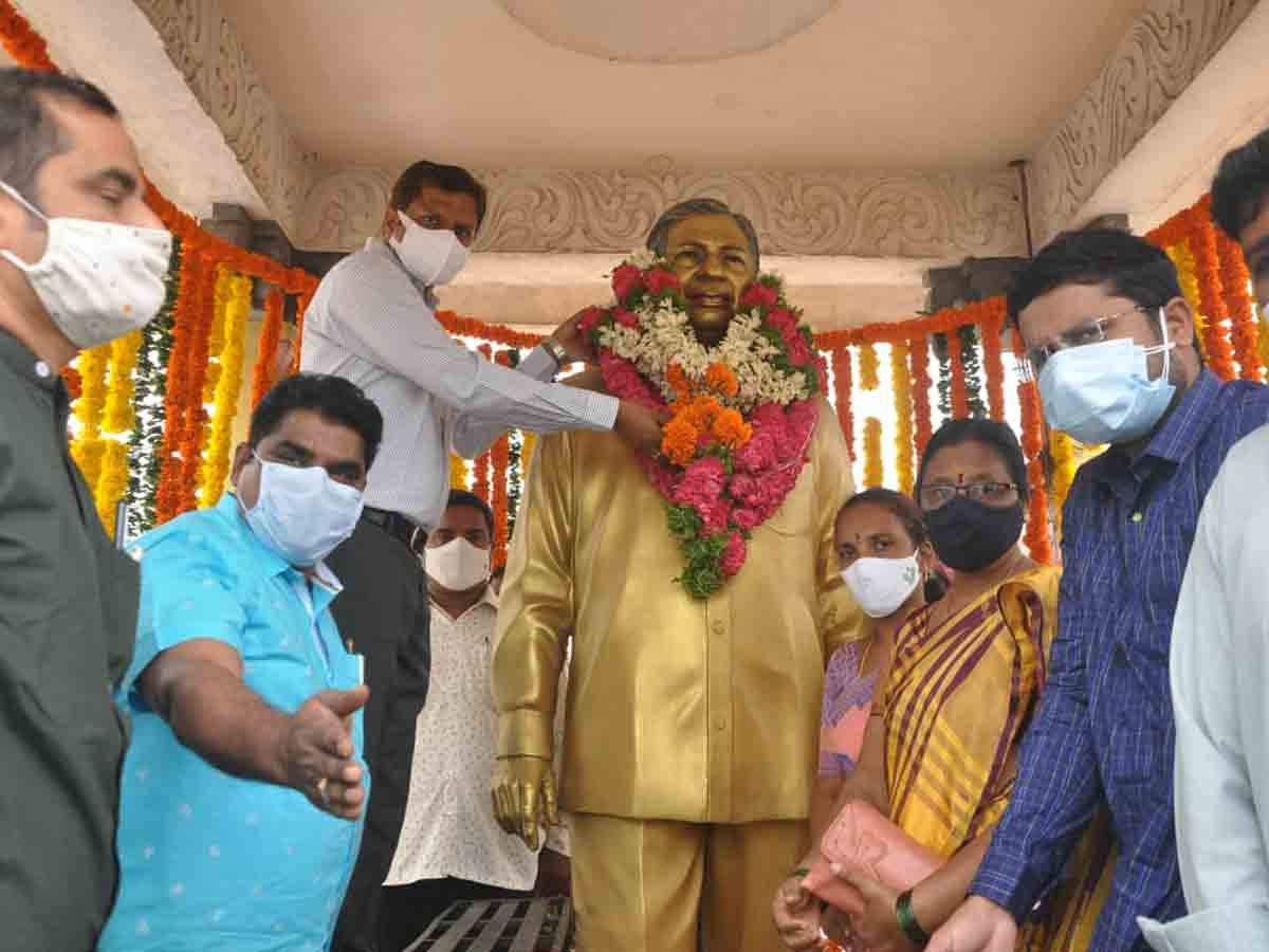 తెలంగాణ సిద్ధాంత కర్తకు ఘన నివాళులు