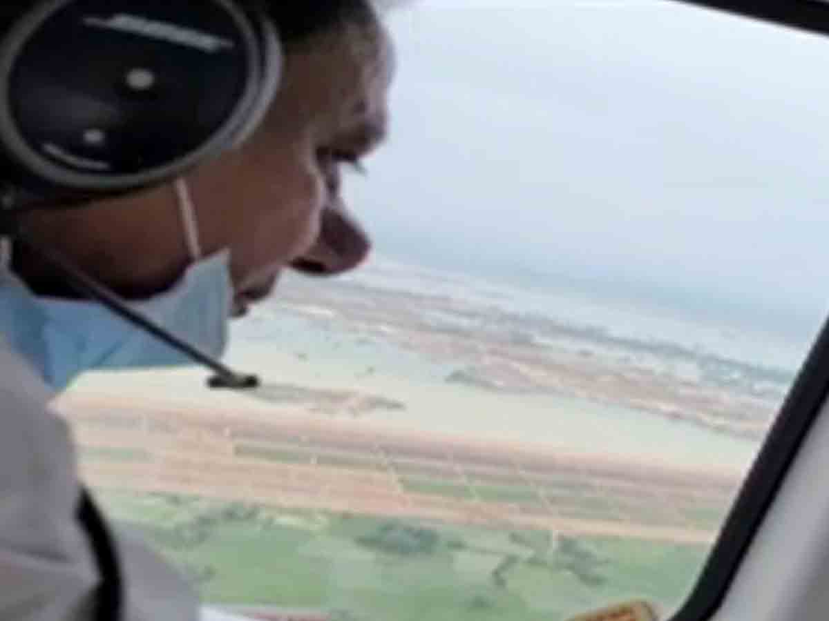 మల్లన్న సాగర్‌ను చూసి మురిసిపోయిన సీఎం కేసీఆర్‌