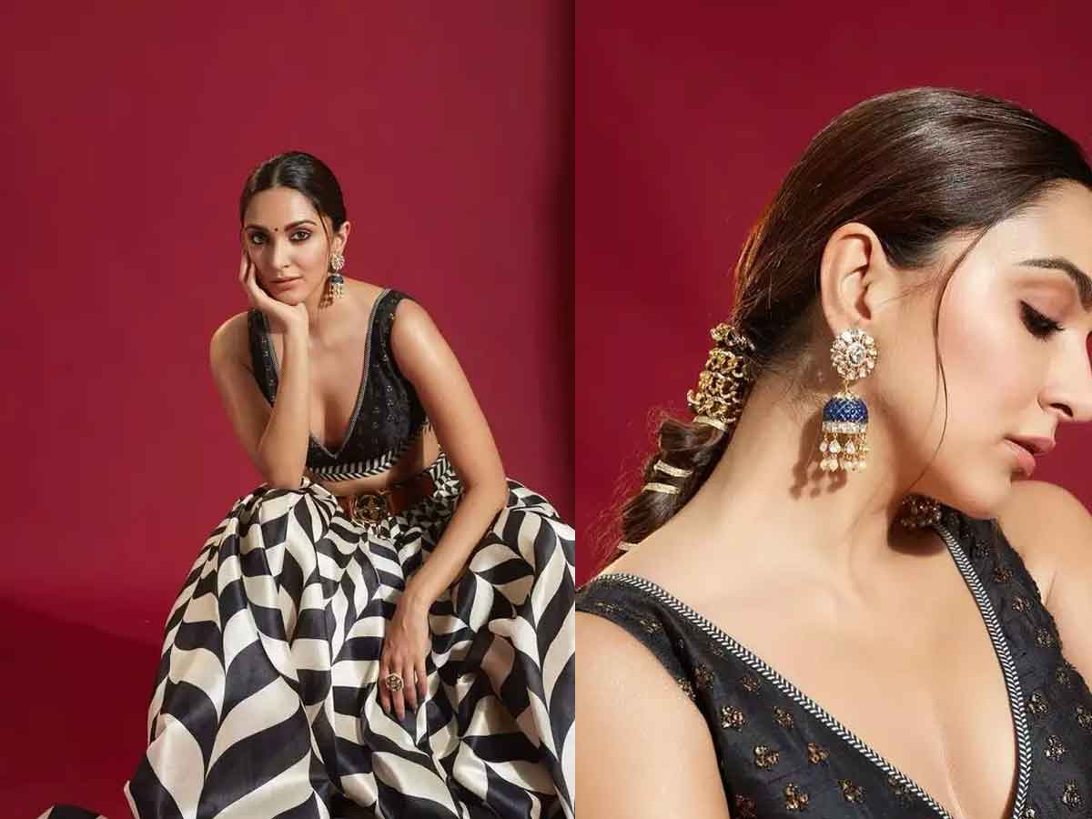 బ్లాక్ డ్రెస్‌లో కియారా అందాల ఆర‌బోత‌