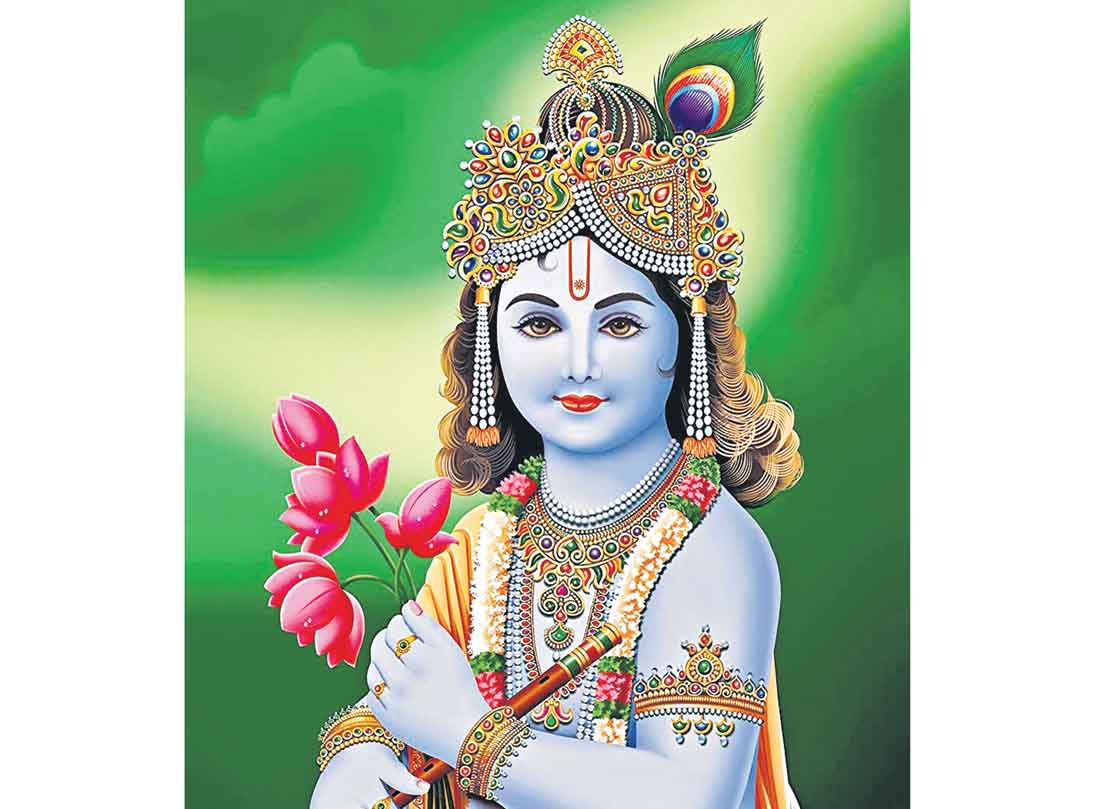 సర్వ సంపూర్ణతా సిద్ధికి ఓం శ్రీం శ్రీకృష్ణాయ పరిపూర్ణతమాయ స్వాహా