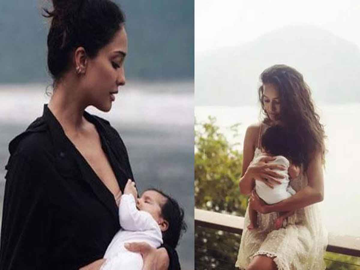 త‌న బిడ్డ‌ను ప‌రిచయం చేసిన న‌టి