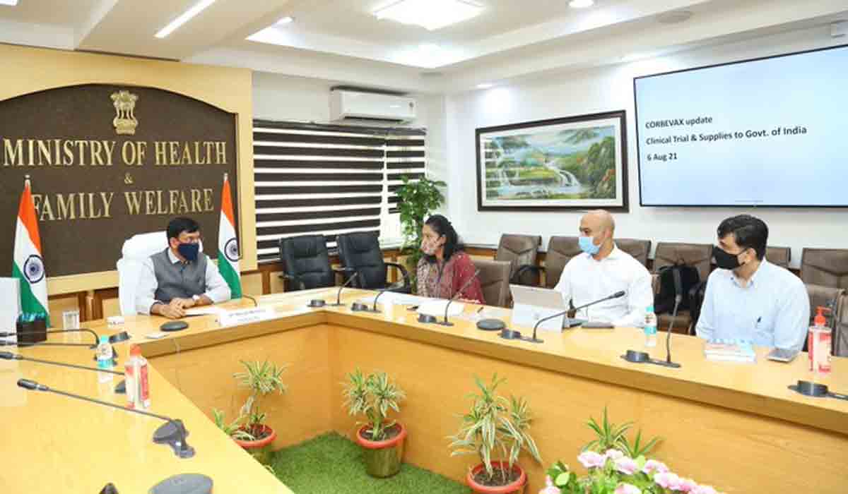 Corbevax: కేంద్ర ఆరోగ్య‌శాఖ మంత్రిని క‌లిసిన బ‌యోలాజిక‌ల్-ఈ సంస్థ ఎండీ