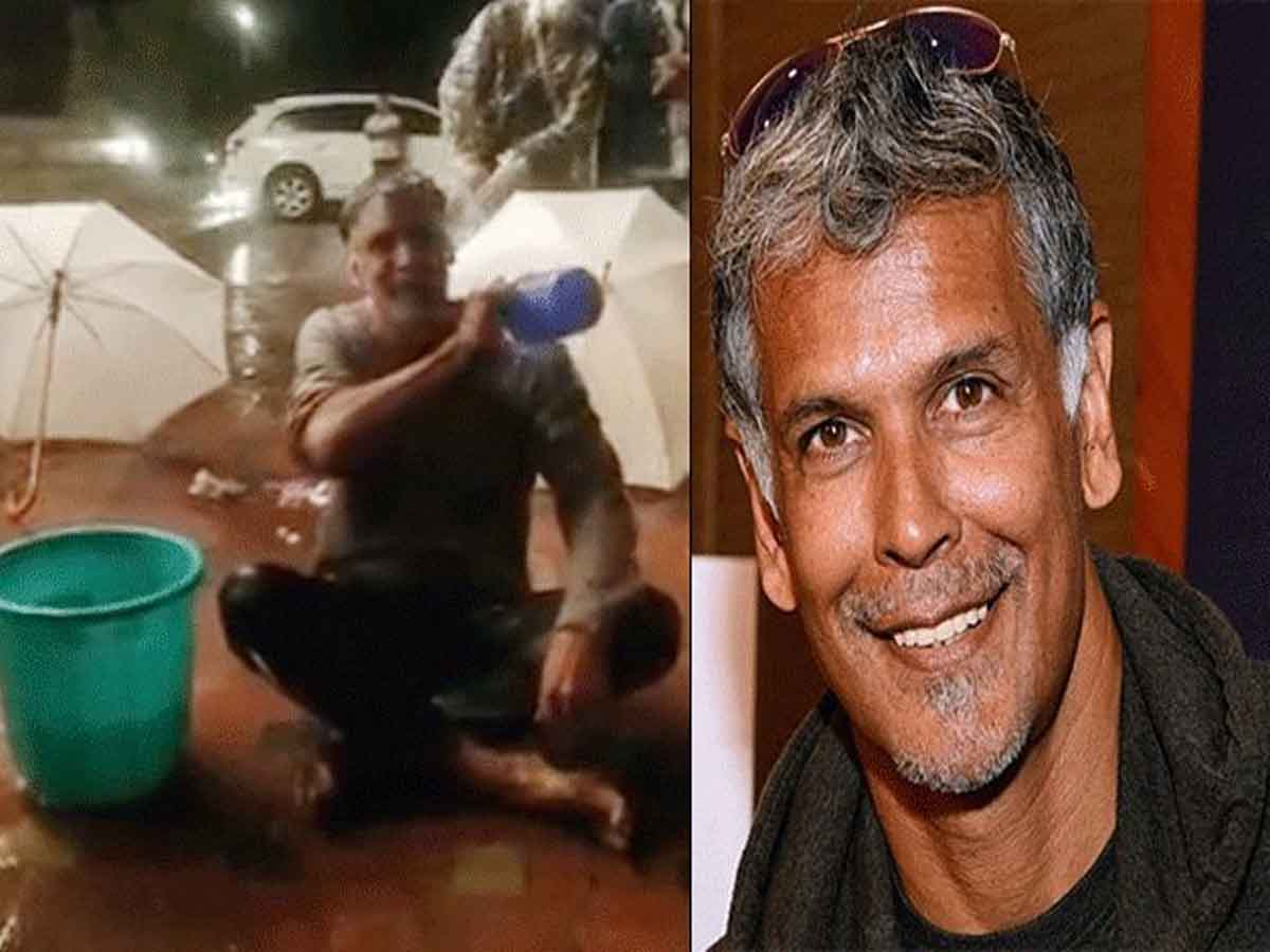 రోడ్డుపై స్నానం చేసి షాకిచ్చిన బాలీవుడ్ న‌టుడు