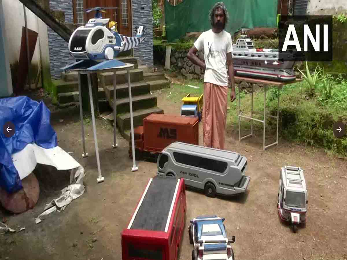 చేతులు వణికే రోగం ఉన్నా.. అద్భుత కళాఖండాల సృష్టి