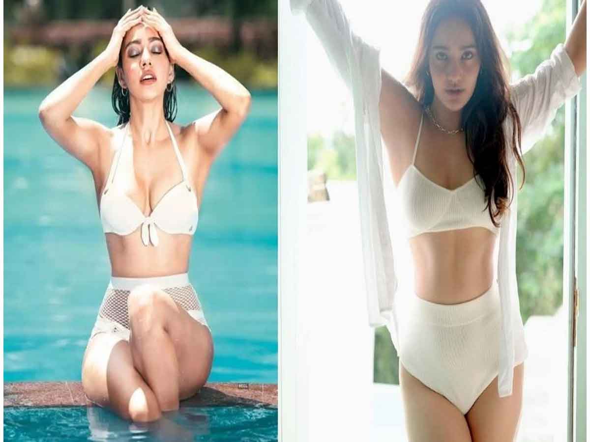 వైట్ బికినీలో వ‌య్యారాలు పోతున్న చిరుత బ్యూటీ