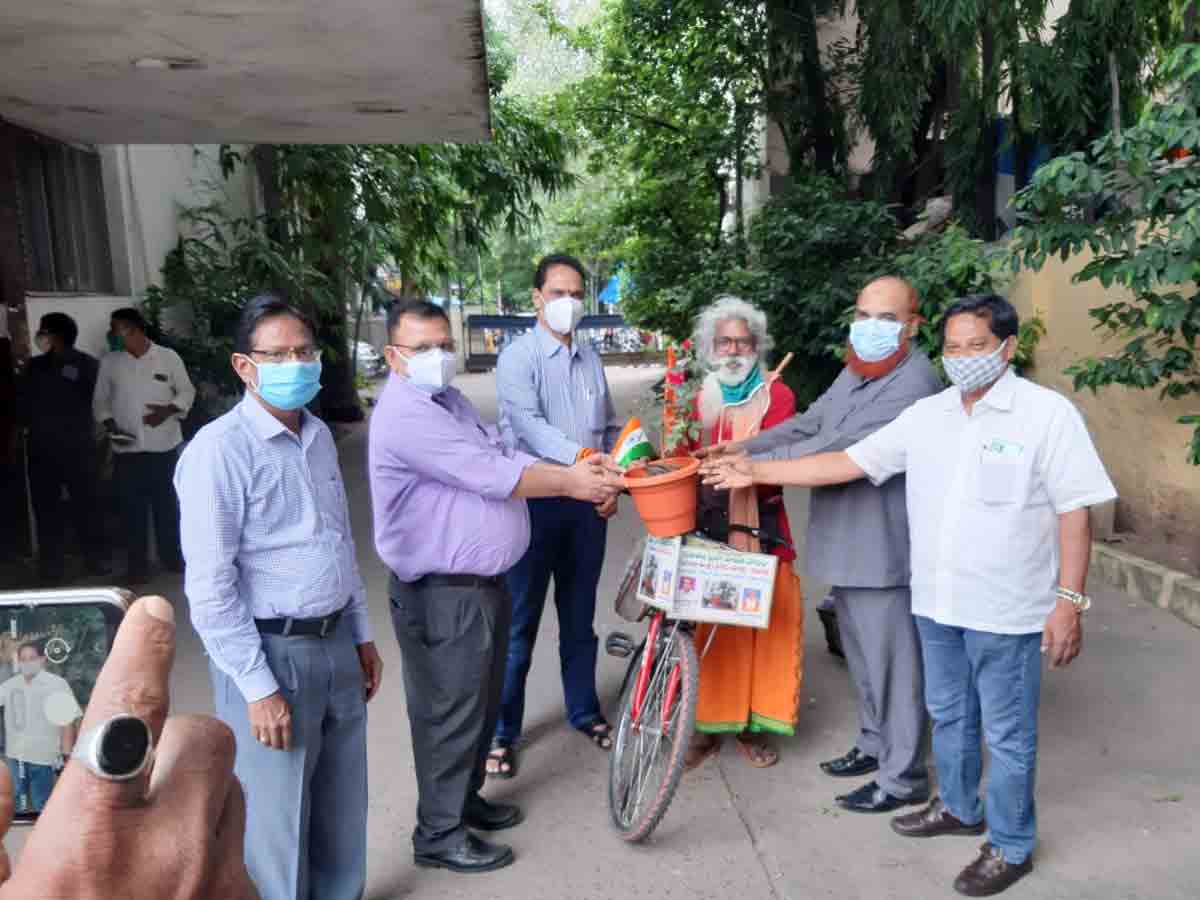 పొన్నాల గౌరీశంక‌ర్‌ ఏడవ విడత ప్రజా హరితహారం సైకిల్ యాత్ర ప్రారంభం