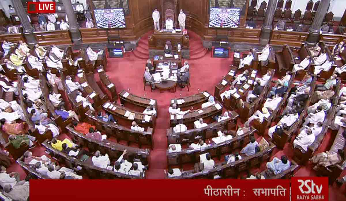 ఆ స‌మ‌యంలో 140 కోట్ల మంది ఆనంద‌భాష్పాలు రాల్చారు: రాజ్య‌స‌భ