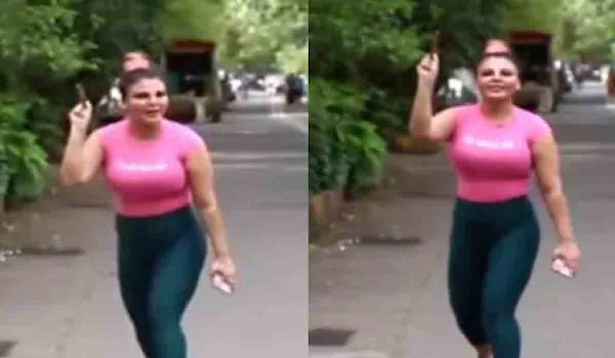 నీర‌జ్ చోప్రా ఇన్స్‌పిరేష‌న్‌..  జావెలిన్ విసిరిన రాఖీ సావంత్‌