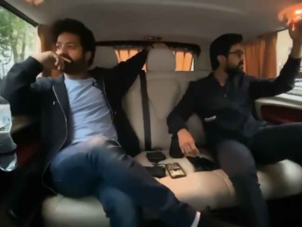 ఎన్టీఆర్ ప్ర‌మోష‌న్స్ పార్ట్ 2.. దోస్త్‌తో షూటింగ్‌కి..