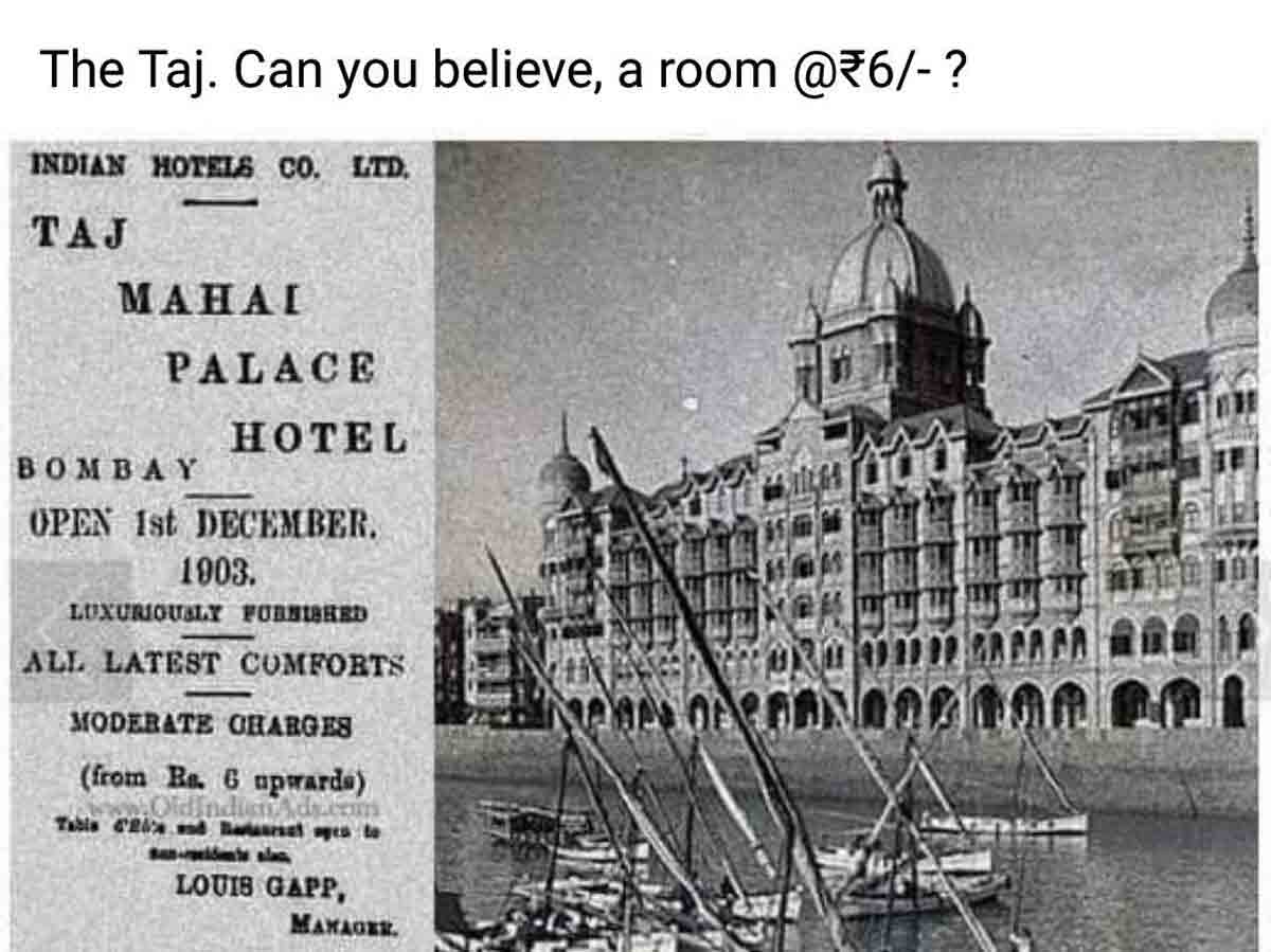 Anand Mahindra : ముంబై తాజ్ హోట‌ల్‌లో రూ.6 కే రూమ్.. ఆనంద్ మ‌హీంద్ర ట్వీట్ వైర‌ల్‌