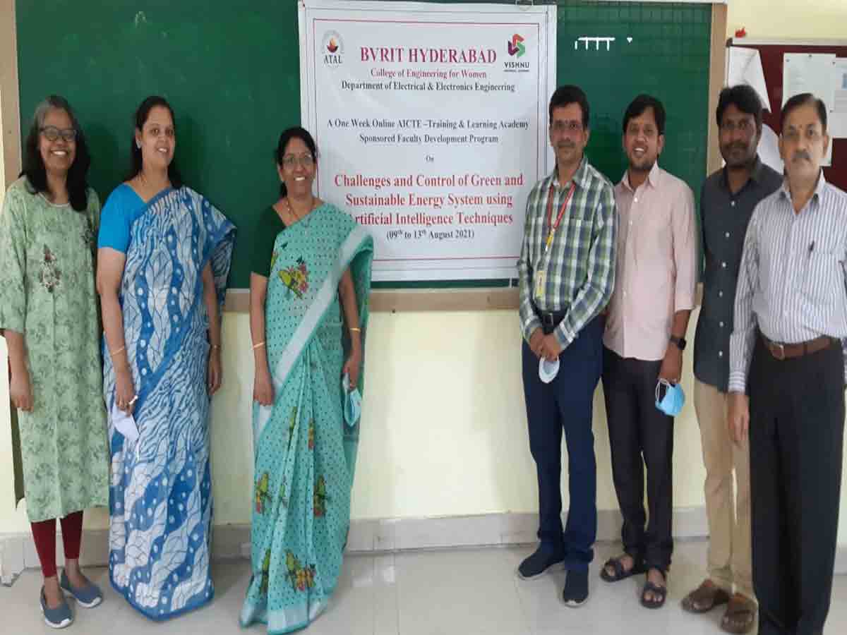 బివిఆర్‌ఐటి కళాశాలలో టీచింగ్‌పై శిక్షణ తరగతులు