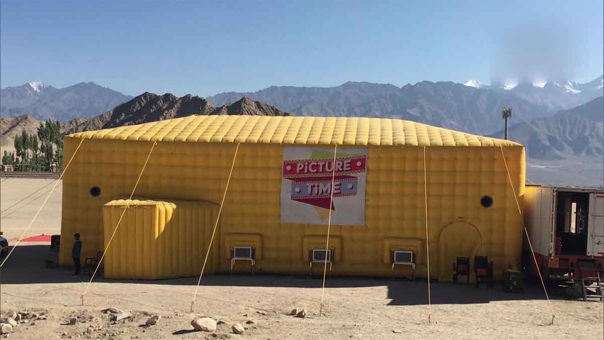 World’s Highest Movie Theatre : ప్ర‌పంచంలోనే అత్యంత ఎత్తులో సినిమా థియేట‌ర్.. ఇండియాలో ప్రారంభం