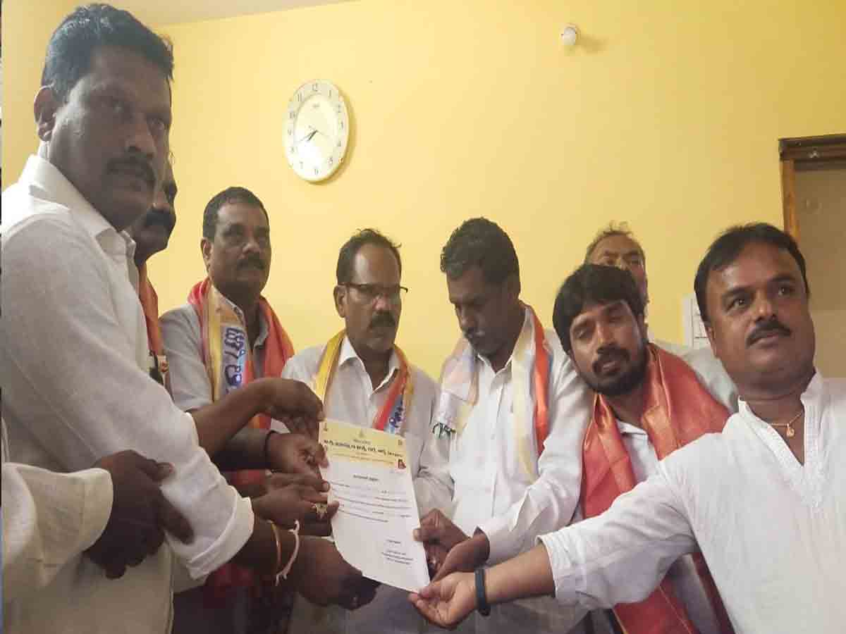 విశ్వకర్మ ఐక్య సంఘం రాష్ట్ర ఉప్యాధ్యక్షులుగా బీష్మాచారి..