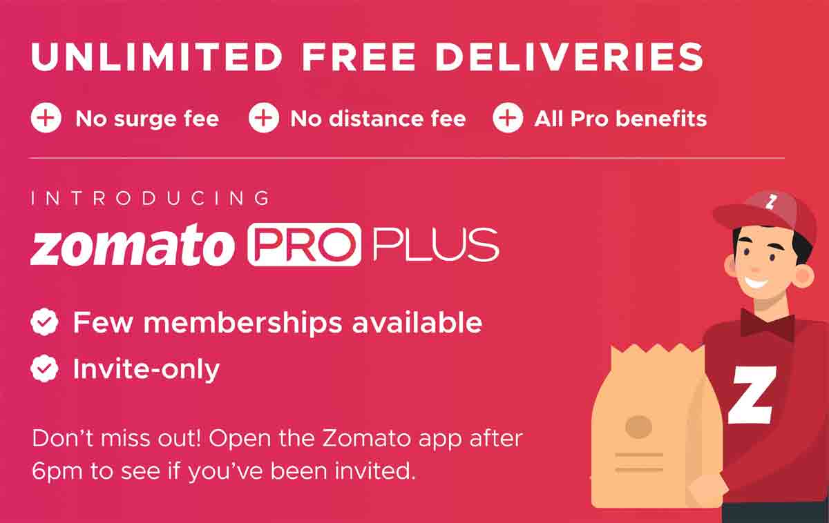 Zomato Pro Plus : జొమాటో క‌స్ట‌మ‌ర్ల‌కు బంప‌ర్ ఆఫ‌ర్.. వెంట‌నే యాప్ ను చెక్ చేసుకోండి