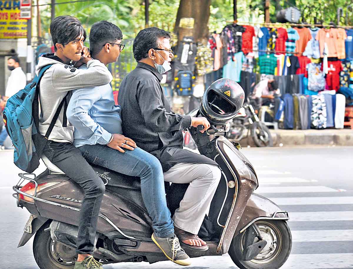 హెల్మెట్‌ బండికి కాదు..తలకు..