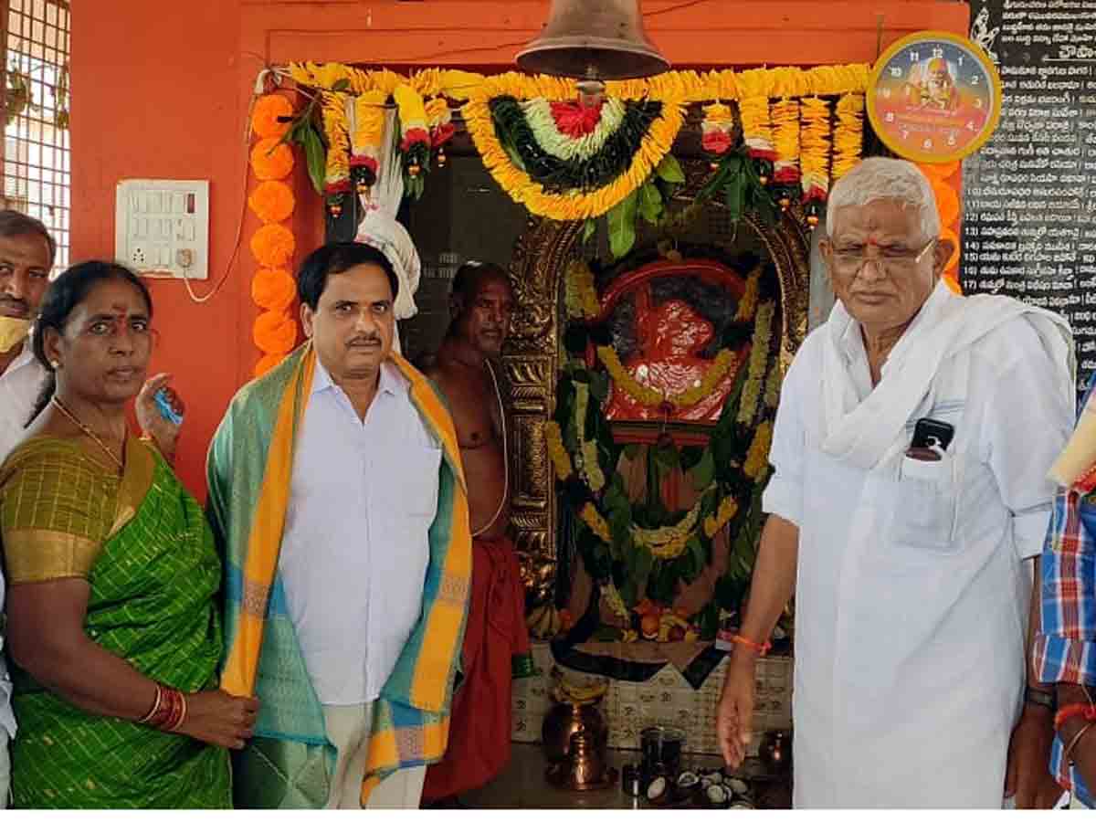 ప్రతి ఒక్కరూ దైవచింతన అలవర్చుకోవాలి.. ఎమ్మెల్సీ కసిరెడ్డి నారాయణరెడ్డి