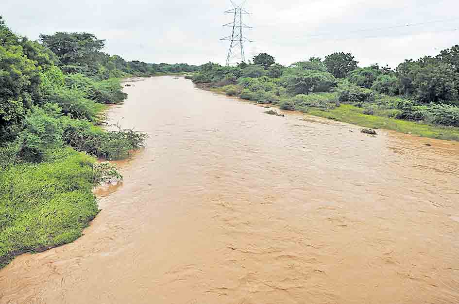ఈసీ వాగులో గంగమ్మ పరవళ్లు