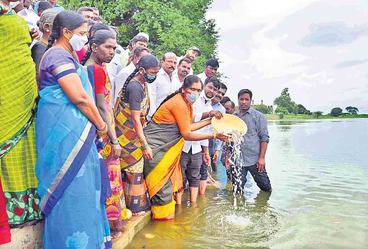 చేపల పెంపకంతో ఆర్థిక స్వావలంబన