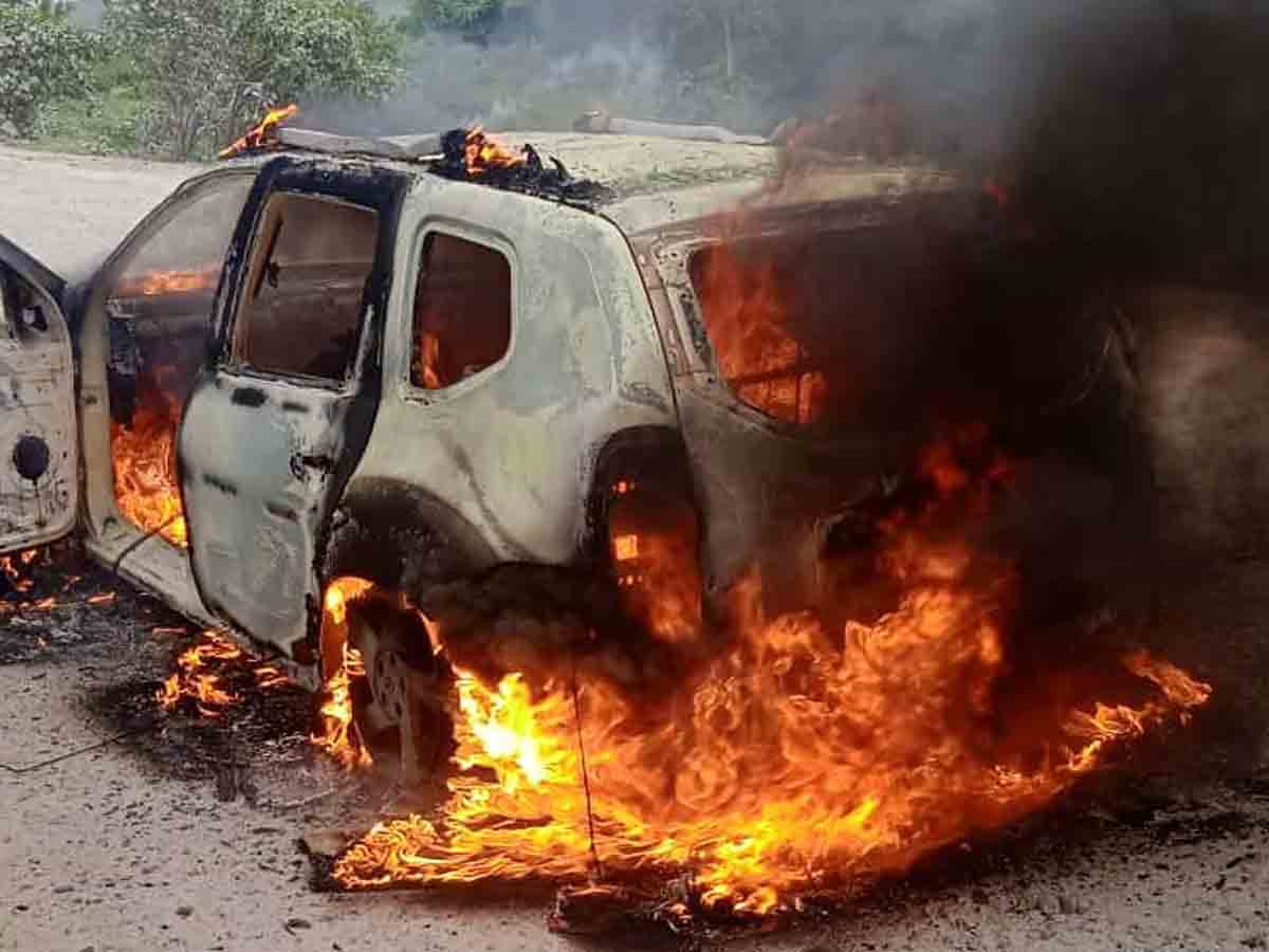 Kodangal : కారులో మంటలు.. తృటిలో తప్పిన ప్రమాదం..